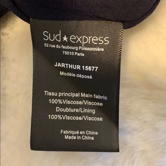 FRENCH SUD EXPRESS mini blue skirt size M - Picture 4 of 6